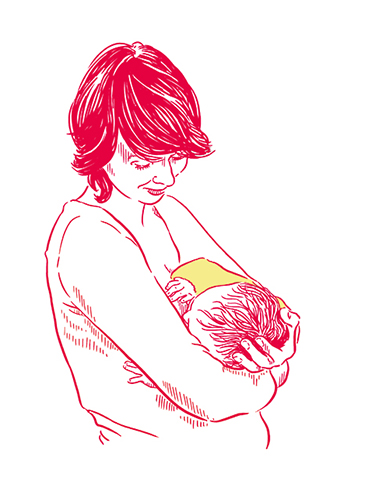 Mother breastfeeding her baby Mother breastfeeding her baby