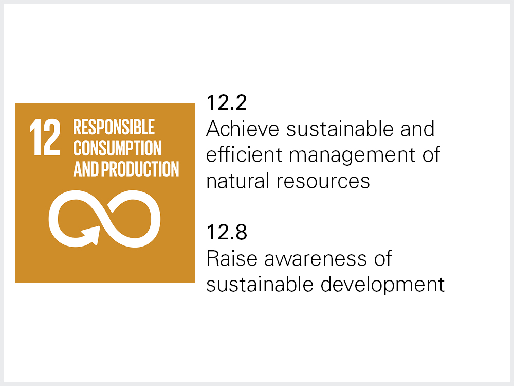 Sustainable Development Goal 12 Sustainable Development Goal 12