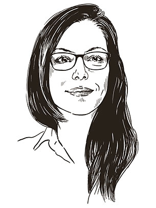 Illustrated portrait of Dr. Jana Jarecki. (Illustration: Studio Nippoldt) Illustrated portrait of Dr. Jana Jarecki. (Illustration: Studio Nippoldt)