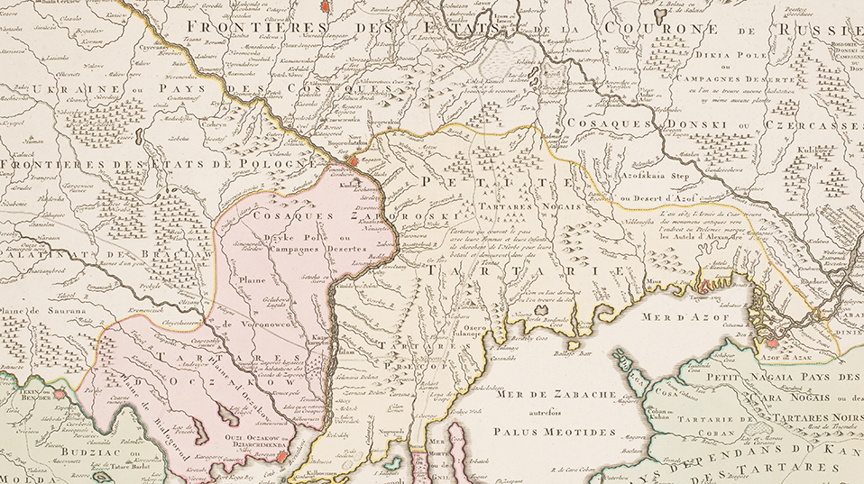 Undated map from the 18th century This map, printed in Amsterdam, shows the setting for the Russo-Turkish wars, during which Russia conquered the Crimean peninsula and gained access to the Black Sea. (Image: University Library Bern) Undated map from the 18th century This map, printed in Amsterdam, shows the setting for the Russo-Turkish wars, during which Russia conquered the Crimean peninsula and gained access to the Black Sea. (Image: University Library Bern)