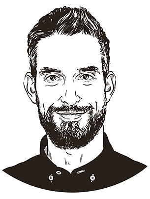 Illustrated portrait of Dr. Renato Frey. (Illustration: Studio Nippoldt) Illustrated portrait of Dr. Renato Frey. (Illustration: Studio Nippoldt)