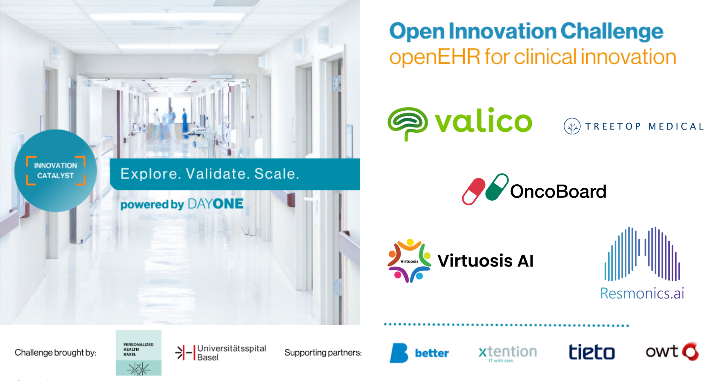 Visual to announce the selected projects for the Innovation Challenge 2026 (in English) Visual to announce the Digital Health Nation 2025 challenge (in English)