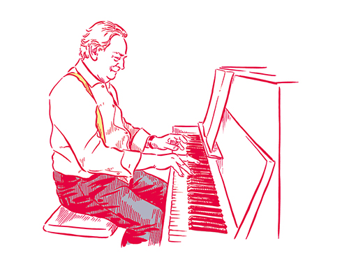 elderly man playing piano elderly man playing piano